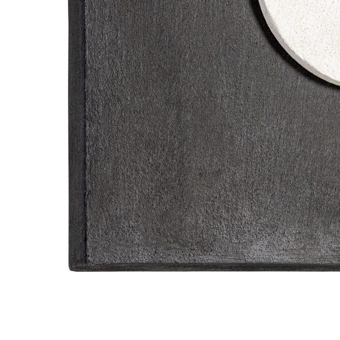 Cuadro Negro-Blanco Dm Decoración 80 X 4 X 80 Cm