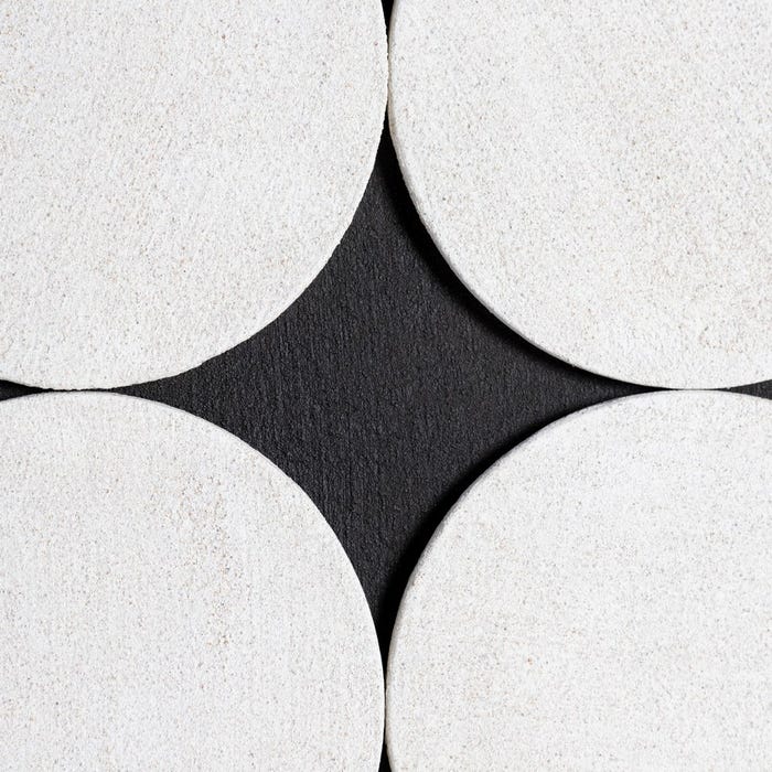 Cuadro Negro-Blanco Dm Decoración 80 X 4 X 80 Cm
