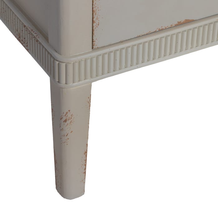 Mesita Natural-Crema Madera 50 X 38 X 72 Cm