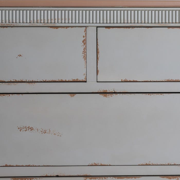 Cómoda Natural-Crema Madera 115 X 45 X 90 Cm