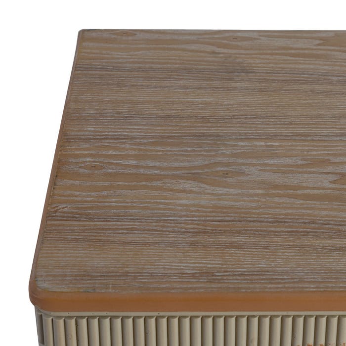 Cómoda Natural-Crema Madera 115 X 45 X 90 Cm