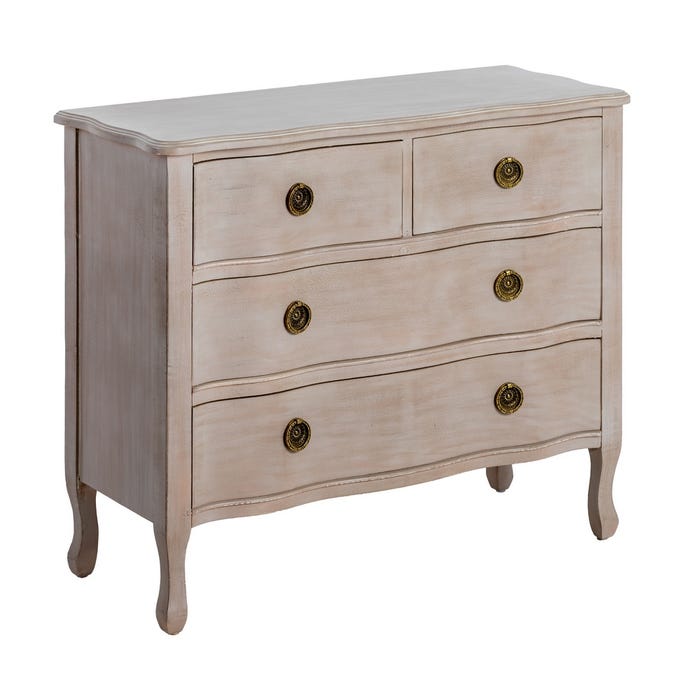Cómoda Marrón Claro Madera De Abeto 93 X 38 X 78 Cm