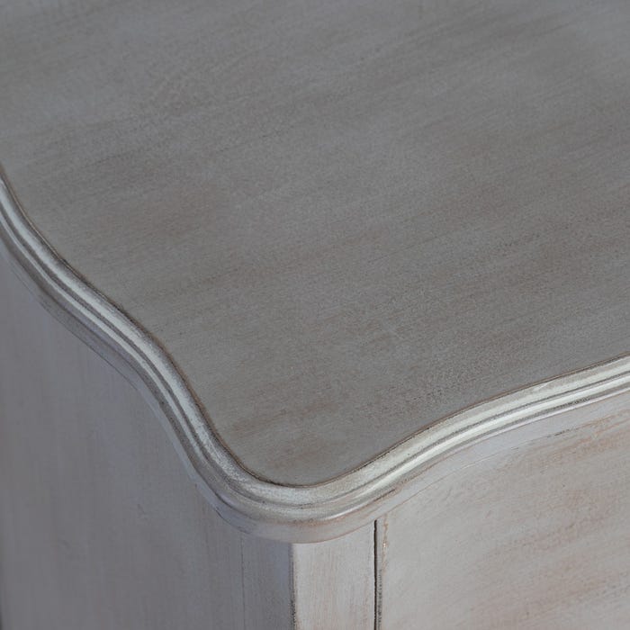Mesita Marrón Claro Madera De Abeto 80 X 38 X 65,50 Cm