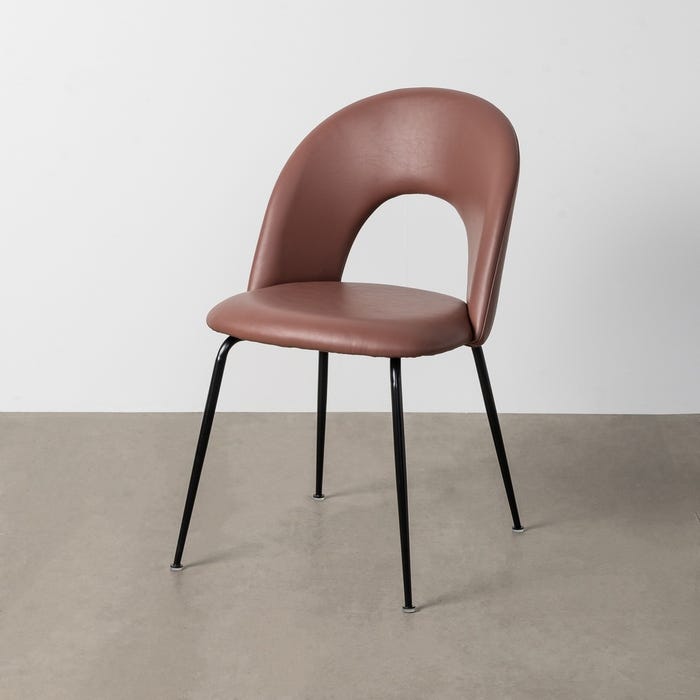Silla Vino Simil Piel Contract 49 X 60 X 81 Cm