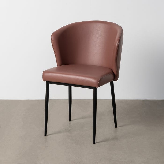 Silla Vino Simil Piel Contract 59 X 55 X 80 Cm