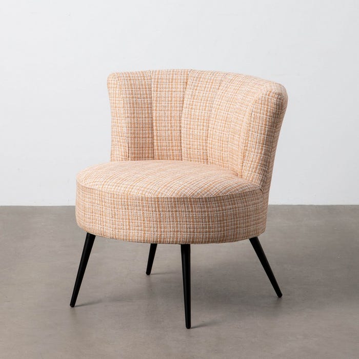 Sillón Jaspeado Tejido-Metal Salón 69 X 66 X 71 Cm