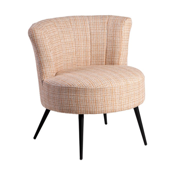 Sillón Jaspeado Tejido-Metal Salón 69 X 66 X 71 Cm