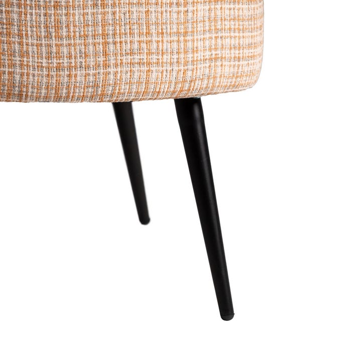 Sillón Jaspeado Tejido-Metal Salón 69 X 66 X 71 Cm