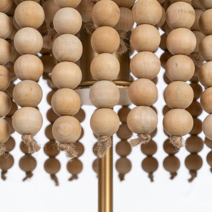 Lámpara Mesa Natural-Oro Dm-Metal 28,50 X 28,50 X 50 Cm