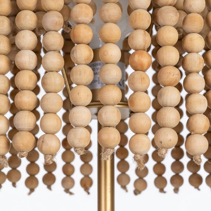 Lámpara Suelo Natural-Oro Dm-Metal 38 X 38 X 152,50 Cm