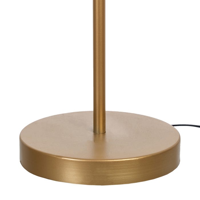 Lámpara Mesa Oro Metal 30 X 30 X 50 Cm