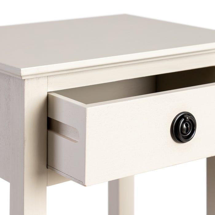 Mesita Gris Claro Dm 40 X 30 X 61 Cm