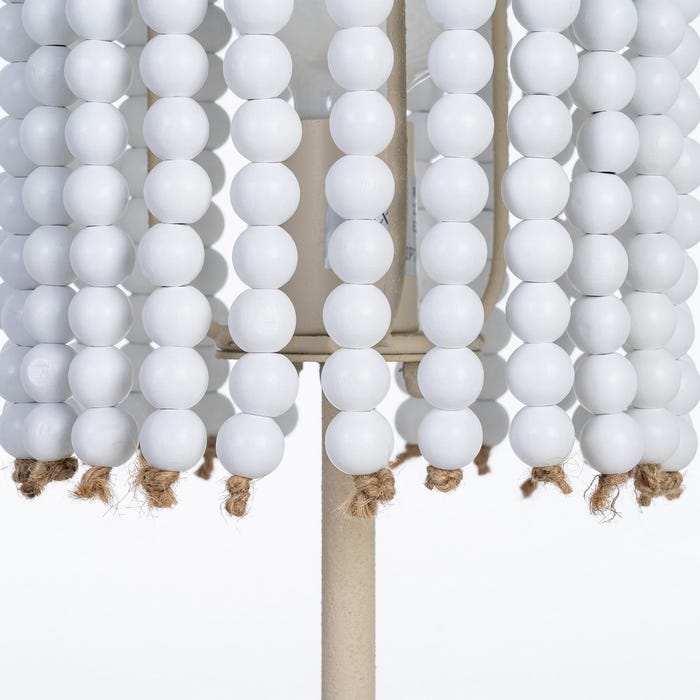 Lámpara Mesa Blanco Dm-Metal 19 X 19 X 61 Cm