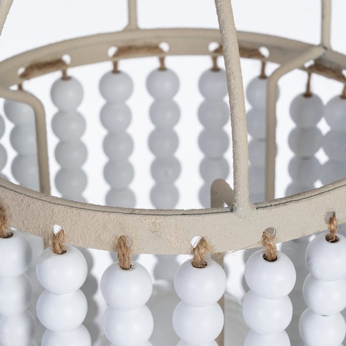 Lámpara Mesa Blanco Dm-Metal 19 X 19 X 61 Cm