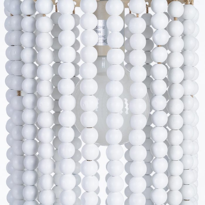 Lámpara Techo Blanco Dm-Metal 21 X 21 X 70 Cm