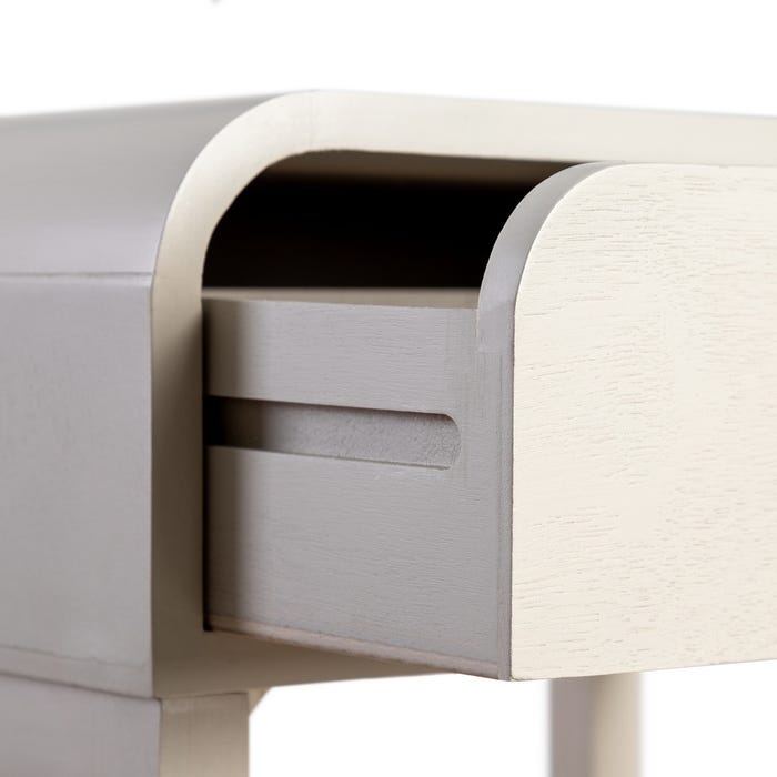 Mesita Gris Claro Dm 48 X 35,50 X 61 Cm