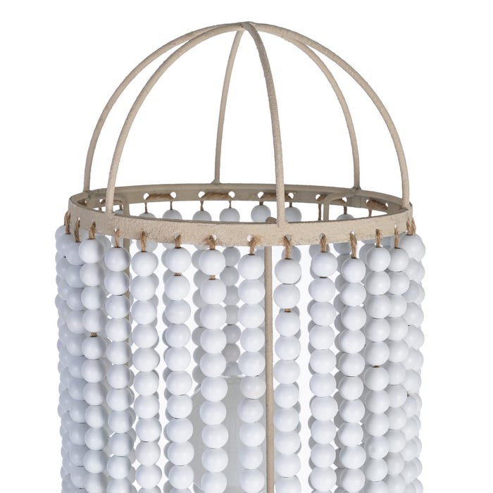 Lámpara Suelo Blanco Dm-Metal 25,50 X 25,50 X 155 Cm