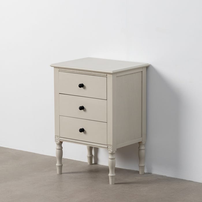 Mesita Gris Claro Dm 43 X 33 X 61 Cm