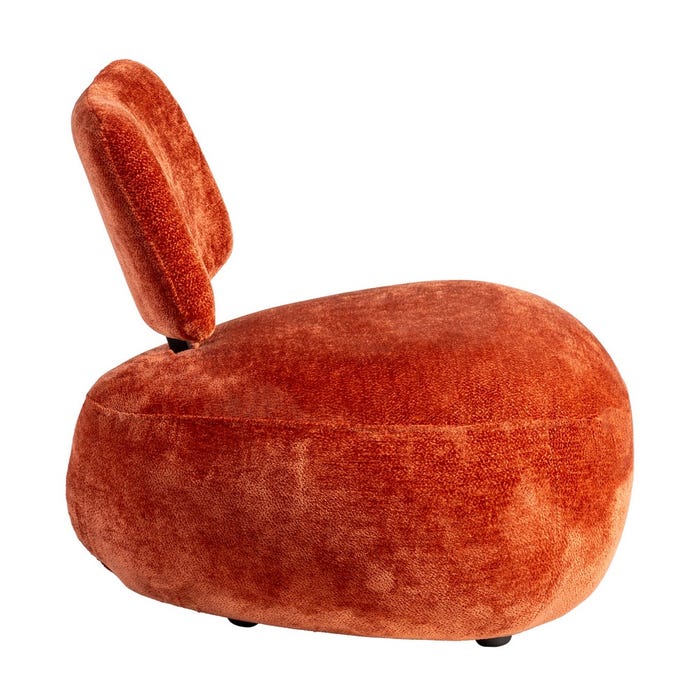 Sillón Terracota Tejido Salón 67 X 73 X 67 Cm