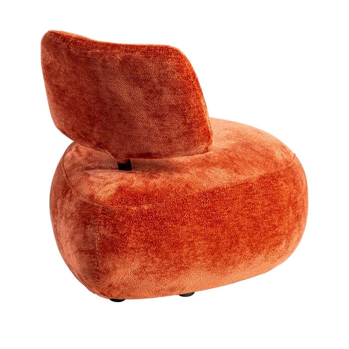 Sillón Terracota Tejido Salón 67 X 73 X 67 Cm