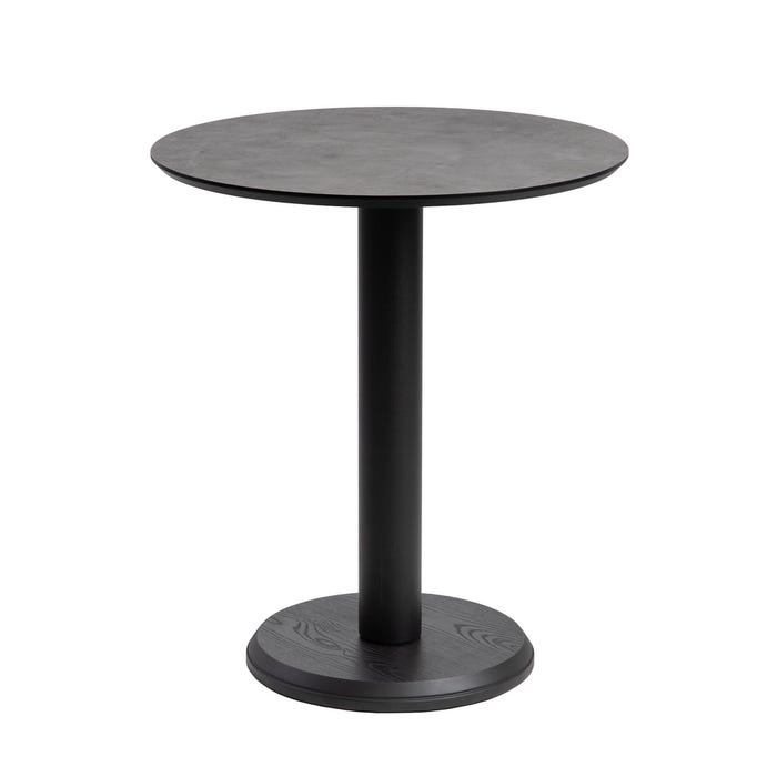 Mesa Grafito/Antracita Metal-Madera 65 X 65 X 75 Cm