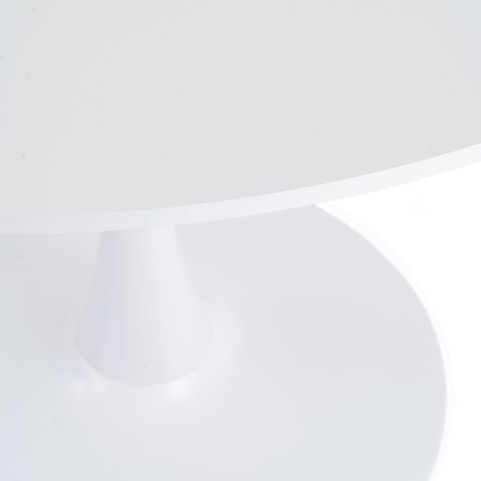 Mesa Comedor Blanco Dm-Metal 100 X 100 X 75 Cm
