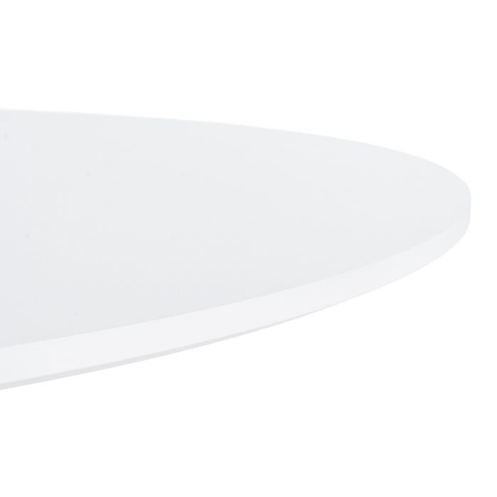 Mesa Comedor Blanco Dm-Metal 100 X 100 X 75 Cm