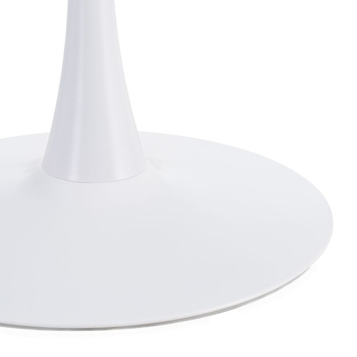 Mesa Comedor Blanco Dm-Metal 100 X 100 X 75 Cm