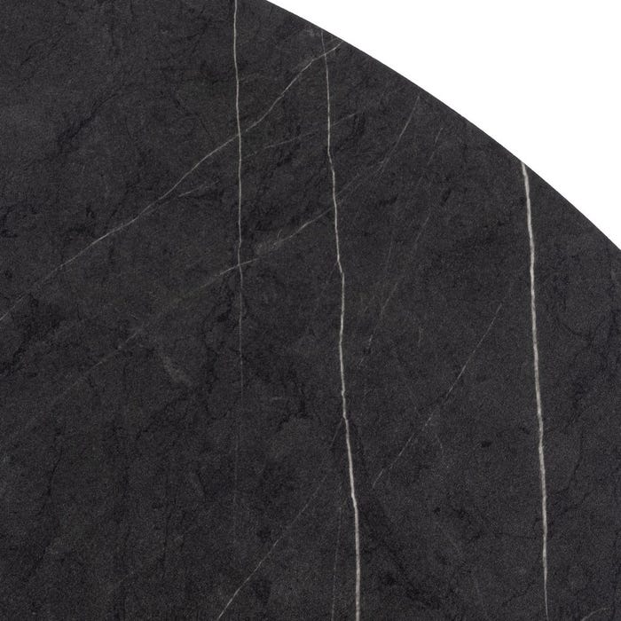 Mesa Comedor Negro Dm-Metal 100 X 100 X 75 Cm