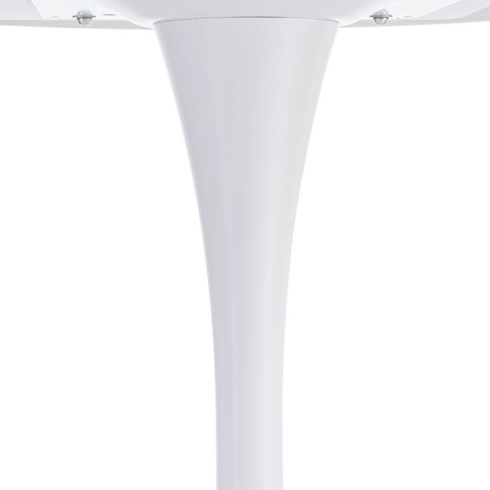 Mesa Comedor Blanco Piedra Sinterizada 100 X 100 X 75 Cm