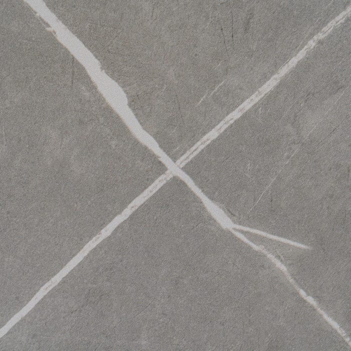 Mesa Comedor Gris Piedra Sinterizada 100 X 100 X 75 Cm