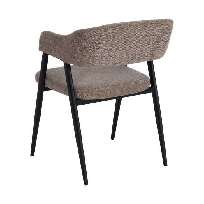 Silla Beige Tejido-Metal Contract 56 X 60 X 81 Cm