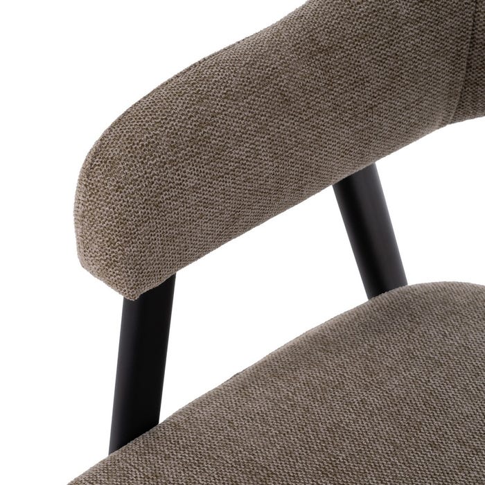 Silla Beige Tejido-Metal Contract 56 X 60 X 81 Cm