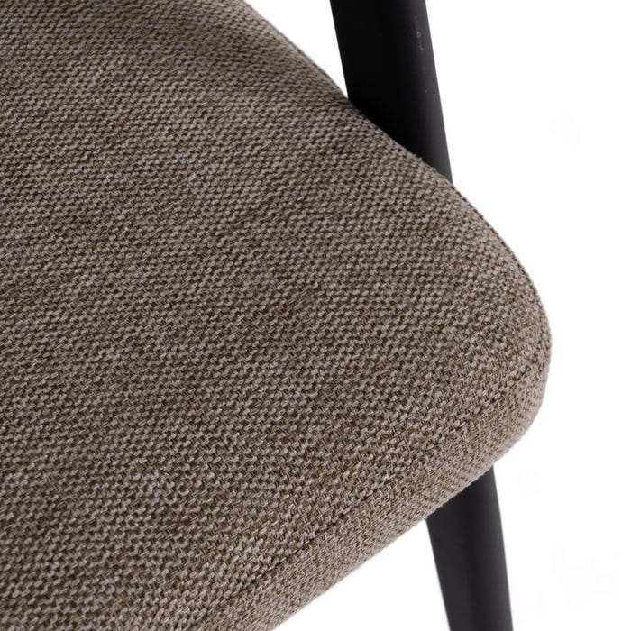 Silla Beige Tejido-Metal Contract 56 X 60 X 81 Cm