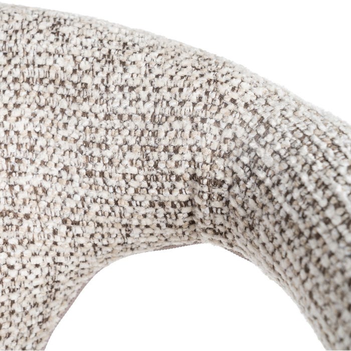 Silla Jaspeado Gris Tejido Salón 52,50 X 59 X 79 Cm