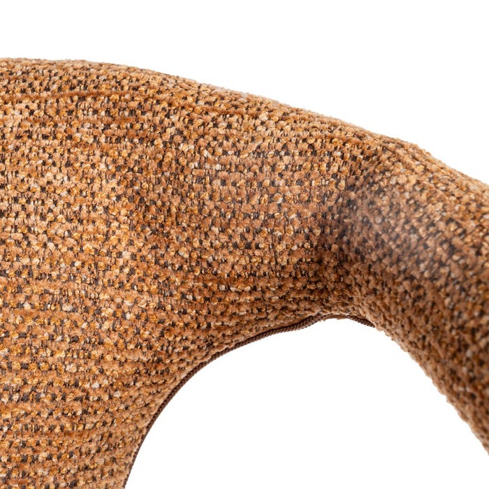 Silla Jaspeado Marrón Tejido Salón 52,50 X 59 X 79 Cm