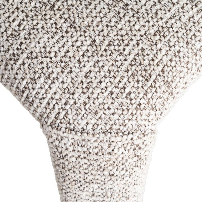 Silla Jaspeado Gris Tejido Salón 58 X 60 X 81 Cm
