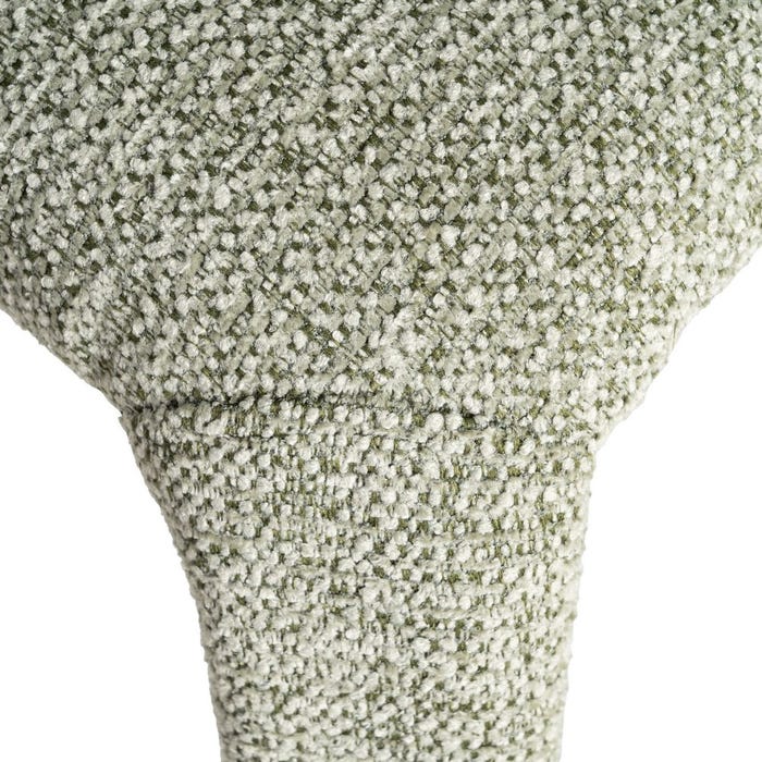 Silla Jaspeado Verde Tejido Salón 58 X 60 X 81 Cm