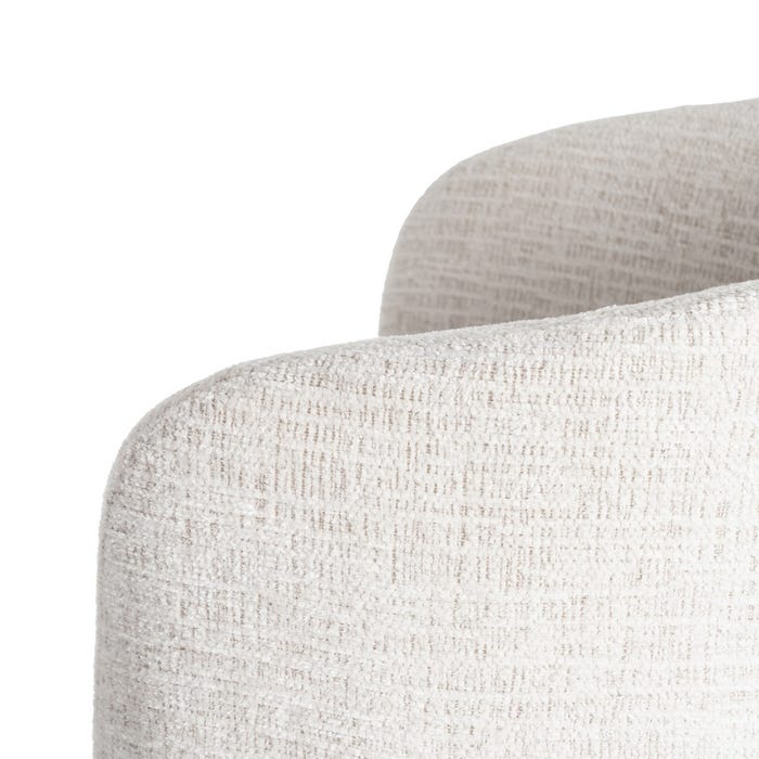 Silla Crema Tejido-Metal Salón 61 X 56 X 77,50 Cm