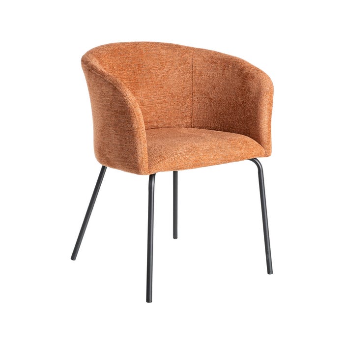 Silla Calabaza Tejido-Metal Salón 61 X 56 X 77,50 Cm