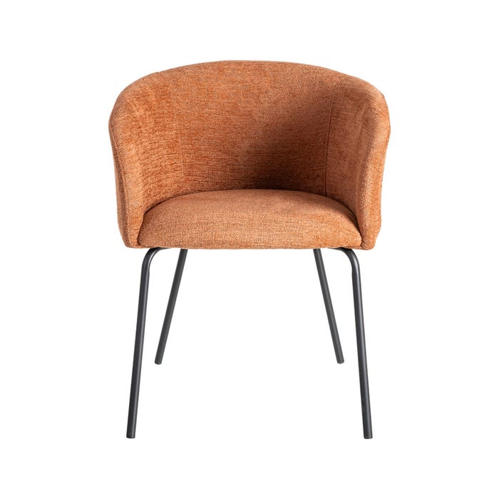 Silla Calabaza Tejido-Metal Salón 61 X 56 X 77,50 Cm
