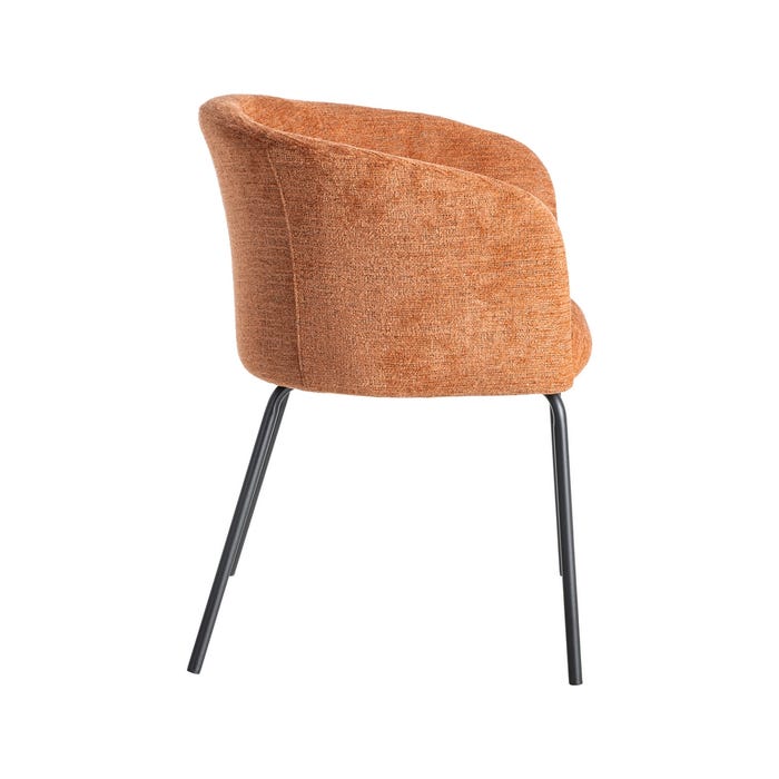 Silla Calabaza Tejido-Metal Salón 61 X 56 X 77,50 Cm