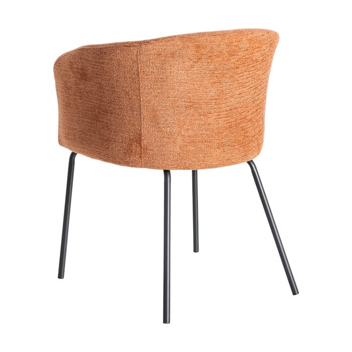 Silla Calabaza Tejido-Metal Salón 61 X 56 X 77,50 Cm