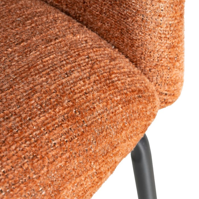 Silla Calabaza Tejido-Metal Salón 61 X 56 X 77,50 Cm