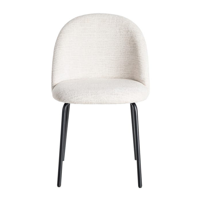 Silla Crema Tejido-Metal Contract 49 X 48 X 80 Cm