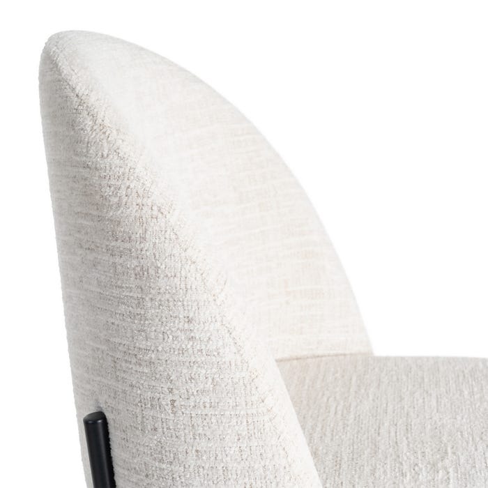 Silla Crema Tejido-Metal Contract 49 X 48 X 80 Cm