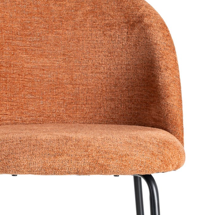 Silla Calabaza Tejido-Metal Contract 49 X 48 X 80 Cm