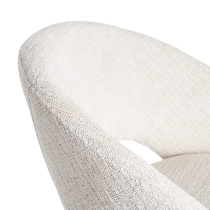 Silla Crema Tejido-Metal Contract 58 X 60 X 80 Cm