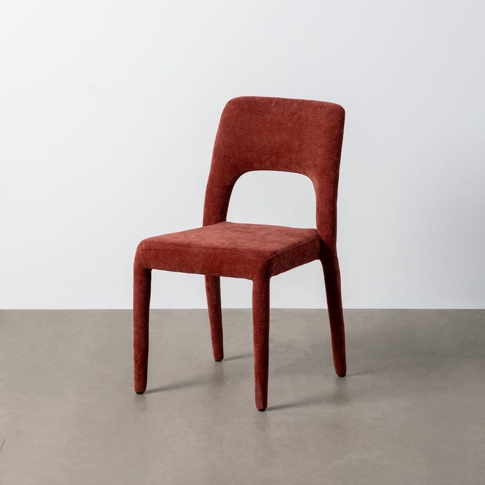 Silla Burdeos Tejido Salón 47 X 59,50 X 83,50 Cm