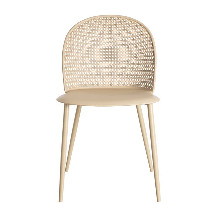 Silla Caqui Pp-Metal Contract 51 X 46 X 80 Cm
